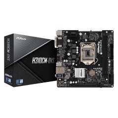 "Asrock H310CM-DVS Intel H310 LGA 1151 - High-Performance, Reliable Motherboard | 90-MXB8K0-A0UAYZ"
